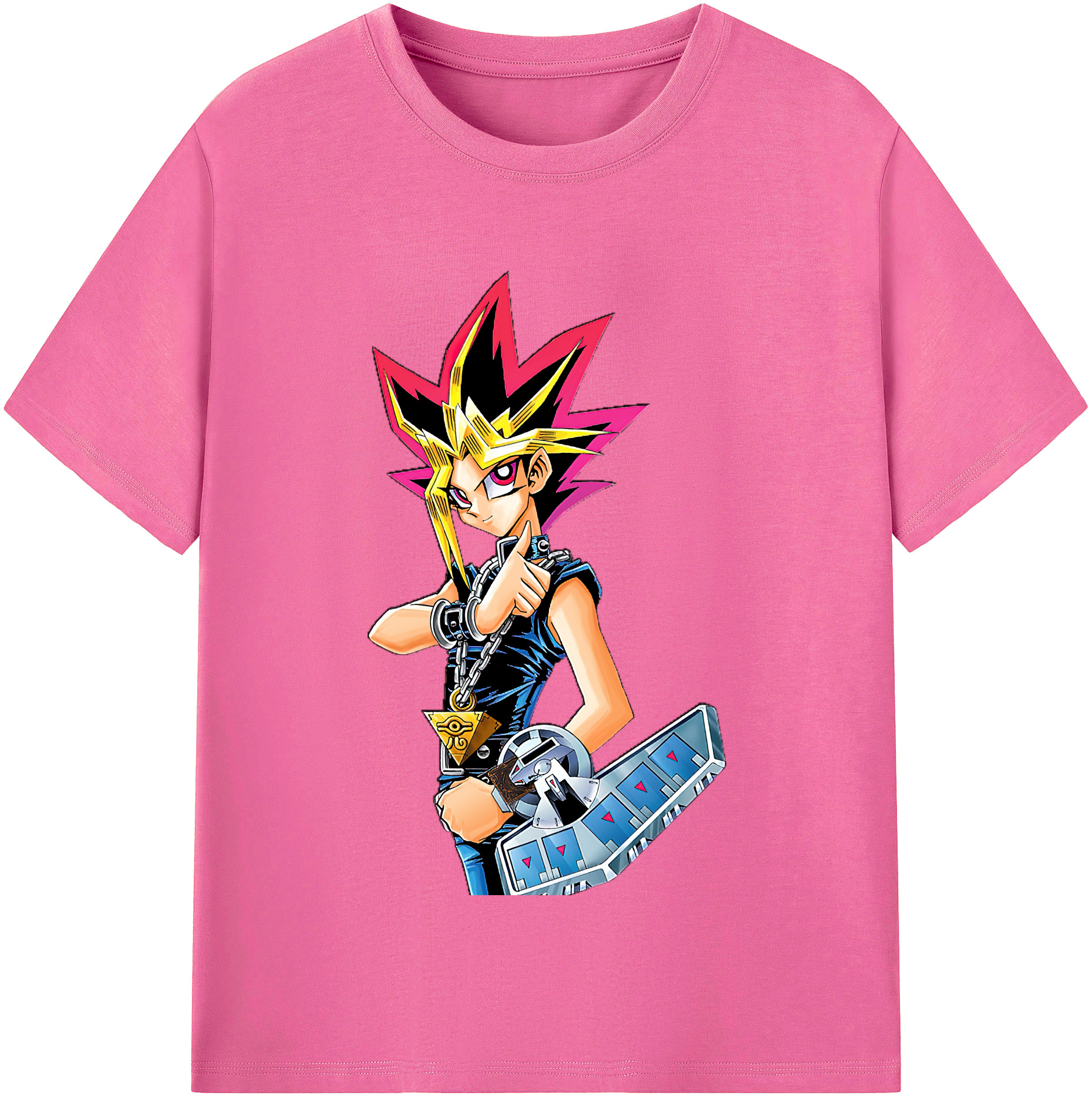 （画像用） 遊☆戯☆王 Yu-Gi-Oh! レディースカジュアルプリントTシャツ（綿100％）